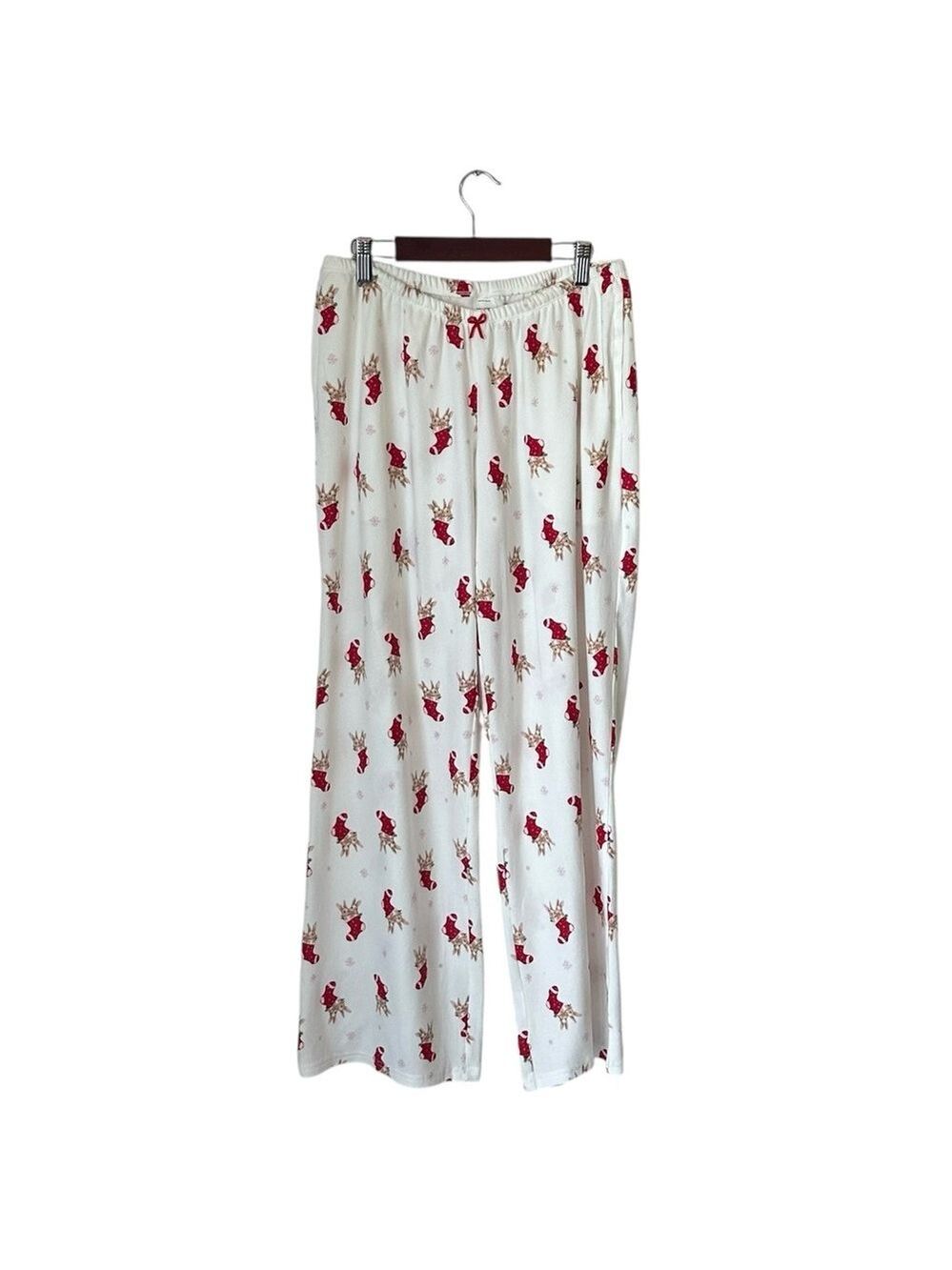Hollister Super Soft Lightweight Juniors Christmas Bunny Pajama Pants Medium - Picture 2 of 9